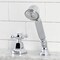 Kingston Brass KSK4301BXTR Transfer Valve Set For Roman Tub Filler, Polished Chrome KSK4301BXTR - alternate 3